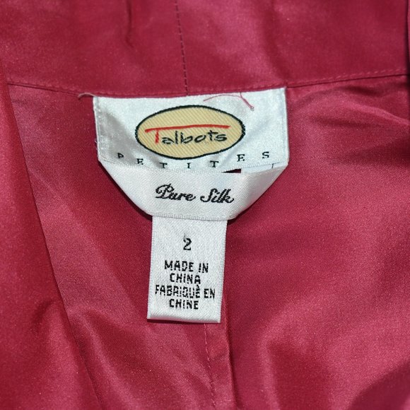 Talbots Pure Silk Top - Picture 3 of 3